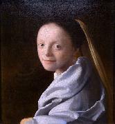 Johannes Vermeer Study of a young woman oil painting reproduction